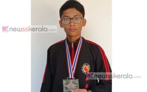 Idukki student wins silver at Int'l martial arts games
