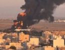 Israel hits hard