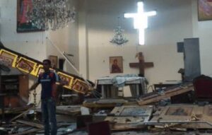 Church blast kills 22